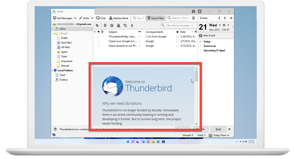 thunderbird email app