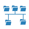 preserves folder structure