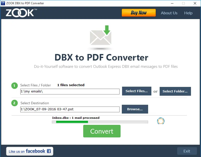 dbx to pdf migration