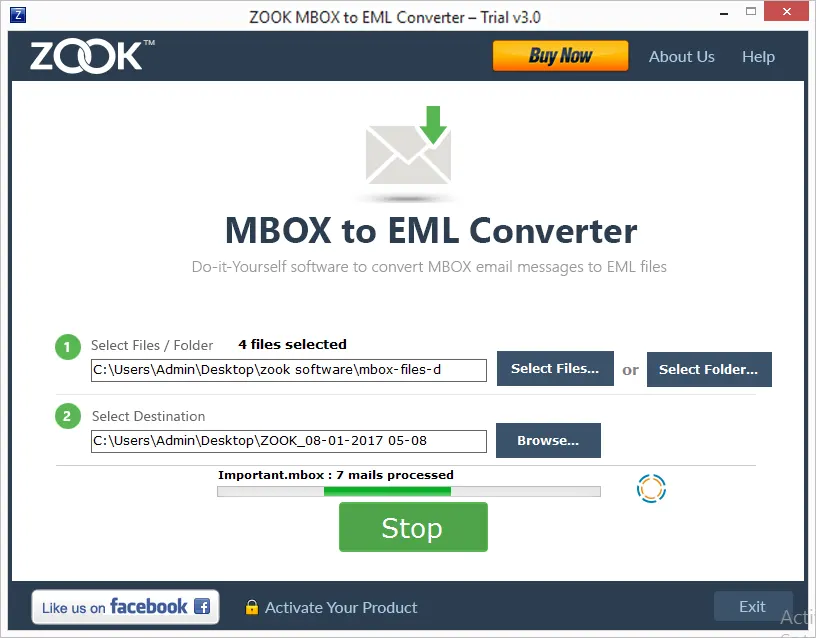 mbox to eml conversion