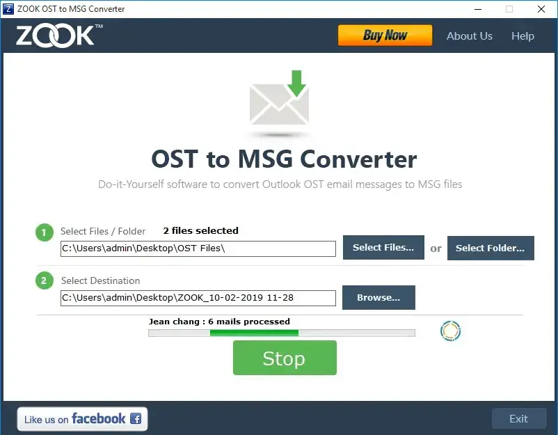 ost to msg conversion