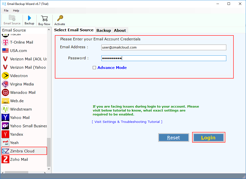 Zimbra Mail Server Migration Tool