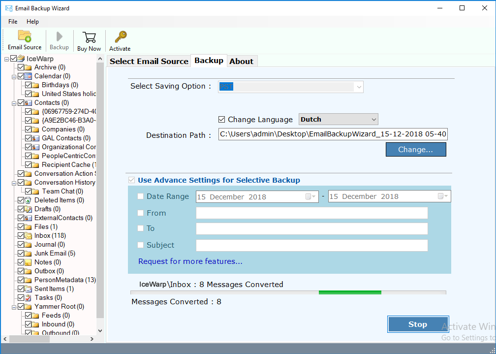 Zimbra Mail Server Migration Tool to Take Backup of Zimbra Mail Server to  30+ Options